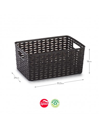 Caixa Arrumação Rattan Nº3 10L Wengue