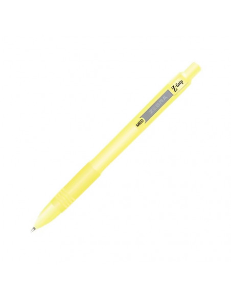 Esferográfica Azul 1mm Z-Grip Smooth Amarelo Pastel 1un