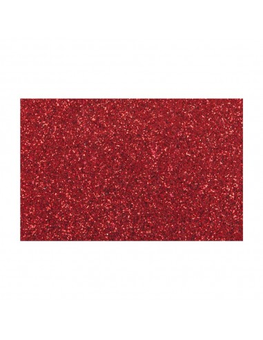 Placa de Cor Musgami 50x70cm Vermelho Glitter 1un