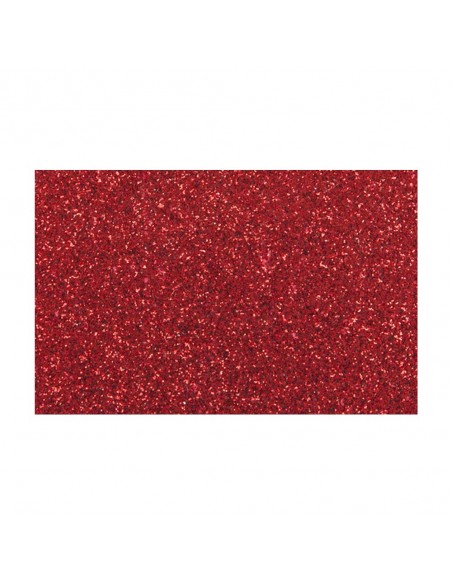 Placa de Cor Musgami 50x70cm Vermelho Glitter 1un
