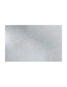 Placa de Cor Musgami 50x70cm Prata Glitter 1un