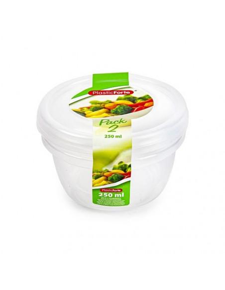 Caixa Hermética Redonda 250ml 2un