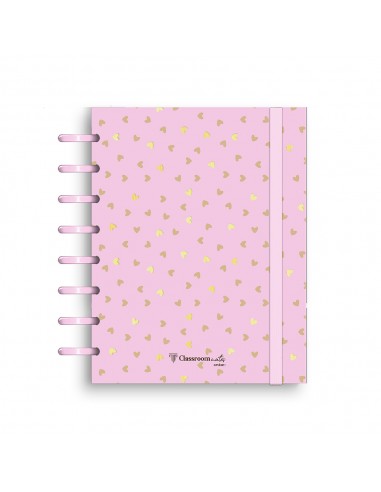 Caderno Inteligente A5 PP Ambar EcoSmart Lovely Gold 100Fls