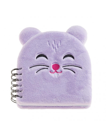 Bloco Espiral 160x160mm Pautado Peluche Hamster 80fls 1un