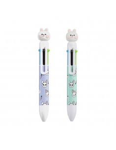 Esferográfica 6 Cores Coelho Sortido 1un