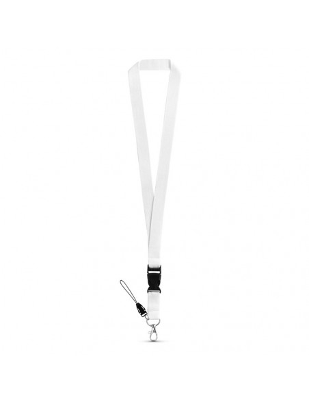 Fita Multiusos para Pescoço C/Fivela Branco