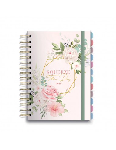 Agenda Semanal 2025 c/ Separadores 147x210mm Squeeze