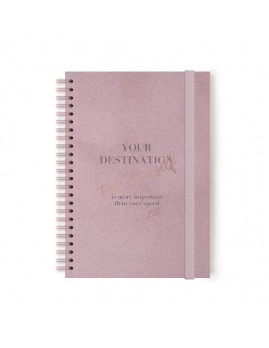 Agenda Semanal 2025 Espiral 147x210mm Emotions Rosa