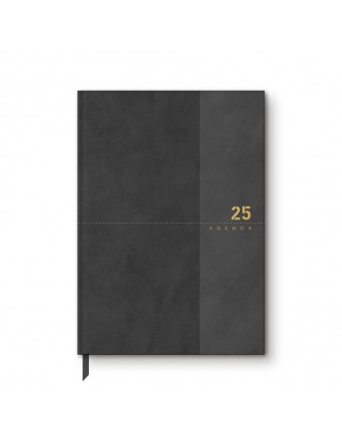 Agenda Diária 2025 Vintage 147x210mm Preto