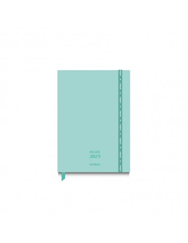 Agenda Diária 2025 Mini 95x145mm Pastel Verde