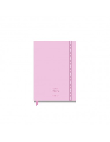 Agenda Diária 2025 Mini 95x145mm Pastel Rosa