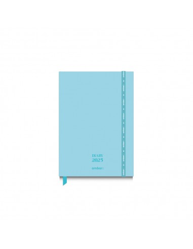 Agenda Diária 2025 Mini 95x145mm Pastel Azul