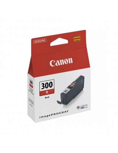 Tinteiro Canon PFI-300 Vermelho 4199C001 14,4ml