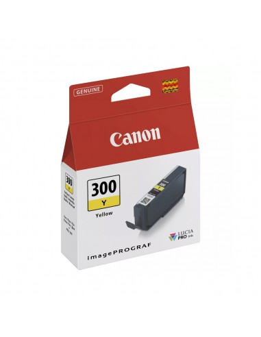 Tinteiro Canon PFI-300 Amarelo 4196C001 14,4ml