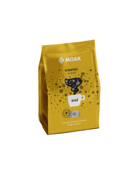 Café Cápsulas ForYou Single MOAK Intenso Soul 100un