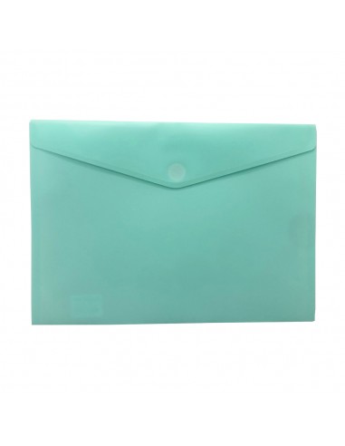 Bolsa A4 com Fecho Velcro Mate Menta Pastel 1un