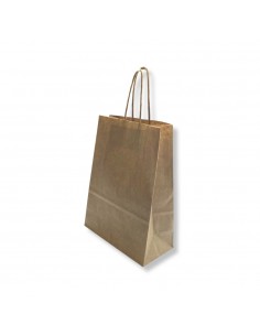 Saco 32x14x40cm Papel Kraft c/Asas 100gr 1un