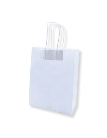 Saco 42x16x49cm Papel Branco c/Asas 100gr 1un
