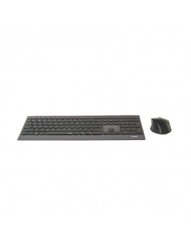 Teclado + Rato Wireless 9500M Ultra-Slim Preto