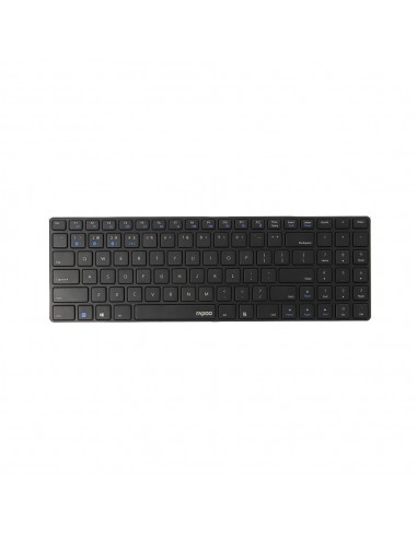 Teclado Wireless E9100M Ultra-Slim Preto