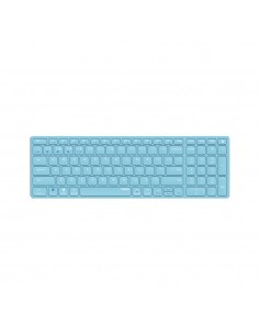 Teclado Wireless E9700M Ultra-Slim Azul