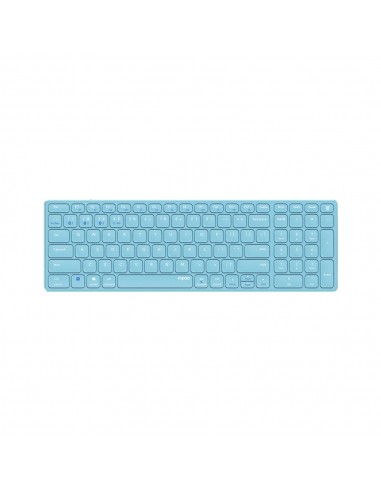 Teclado Wireless E9700M Ultra-Slim Azul