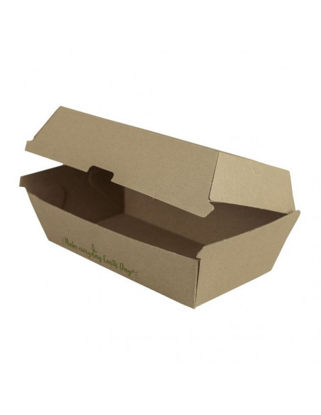 Caixa Hamburguer Kraft 800ml 21x11x8cm 25un