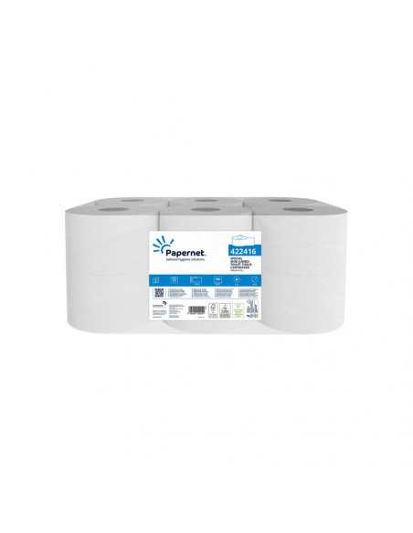 Papel Higiénico (Jumbo) (ExtCentral) 210mts 2Fls 12un