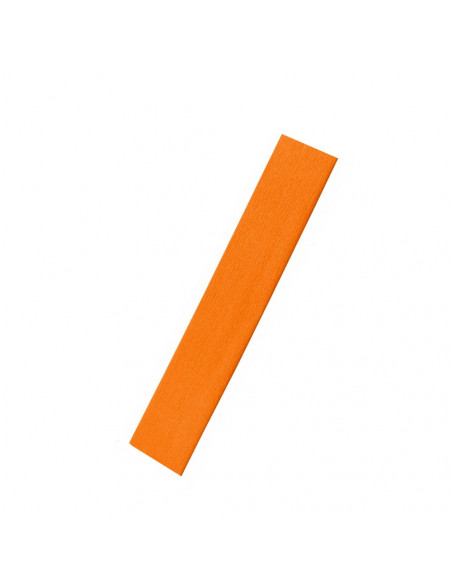 Papel Crepe Laranja Claro 50x250cm Rolo