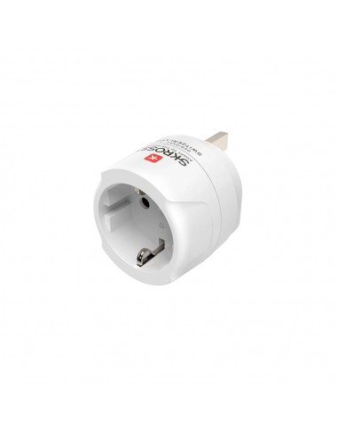 Adaptador Corrente Viagem Type-G Branco