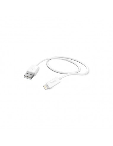 Cabo USB-A 2.0 para Lightning 1m Branco