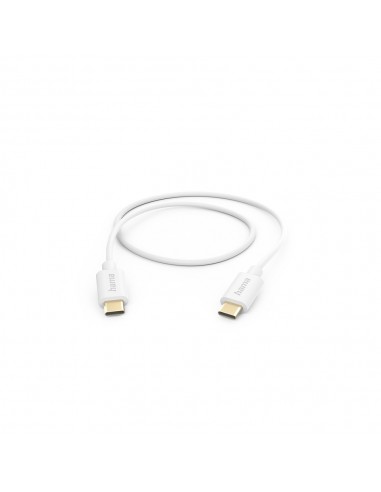 Cabo USB-C 2.0 para USB-C 1m Branco