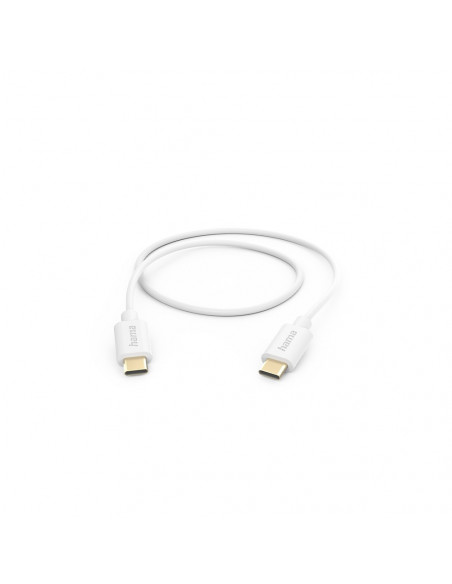 Cabo USB-C 2.0 para USB-C 1m Branco