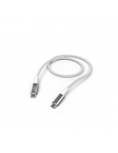 Cabo USB-C Nylon Benfica Fabric 2m Branco