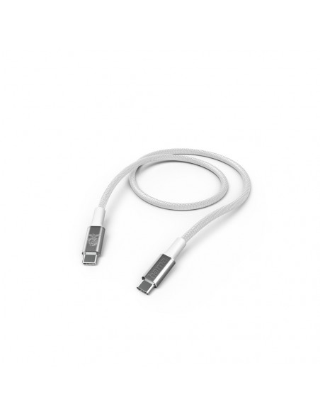 Cabo USB-C Nylon Benfica Fabric 2m Branco