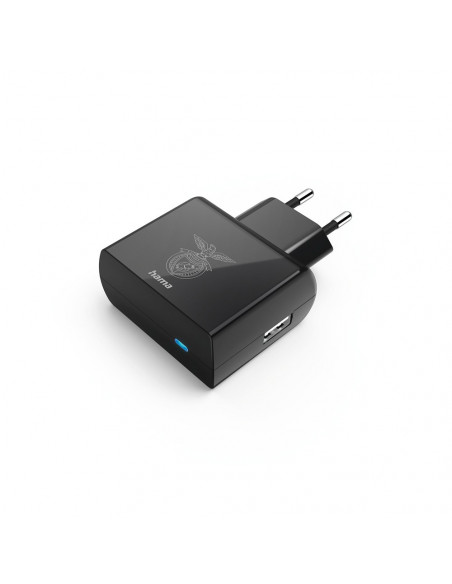 Carregador USB-A 12W Socket Benfica Preto