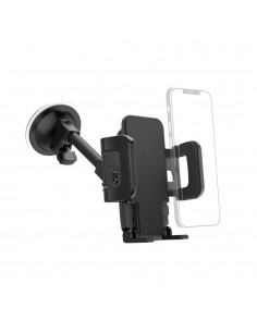 Suporte Smartphone Carro c/Ventosa Compact Preto