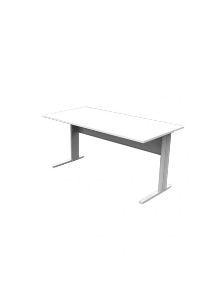 Secretária c/ Avental Medusa 1600x800x750 Branco