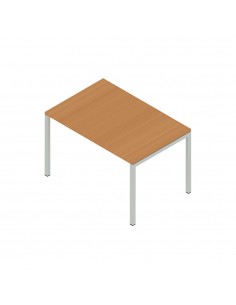 Secretária Metal Minima 1200x800x750 Cinza/Faia