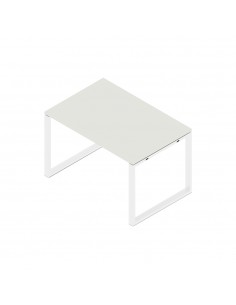 Secretária Metal Plano O 1200x800x750 Branco