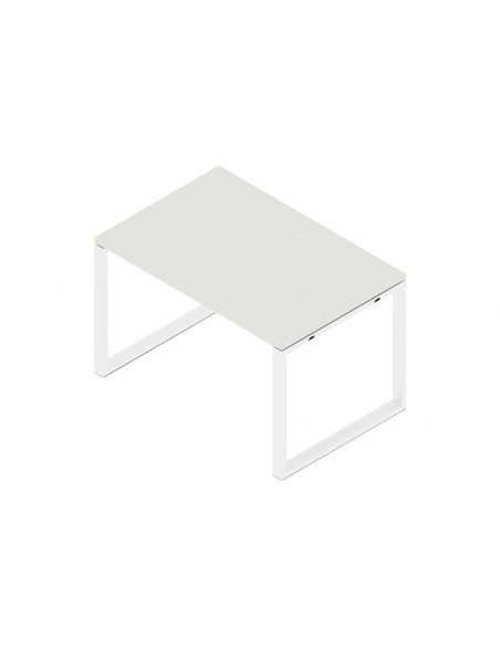 Secretária Metal Plano O 1200x800x750 Branco