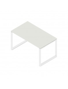 Secretária Metal Plano O 1400x800x750 Branco