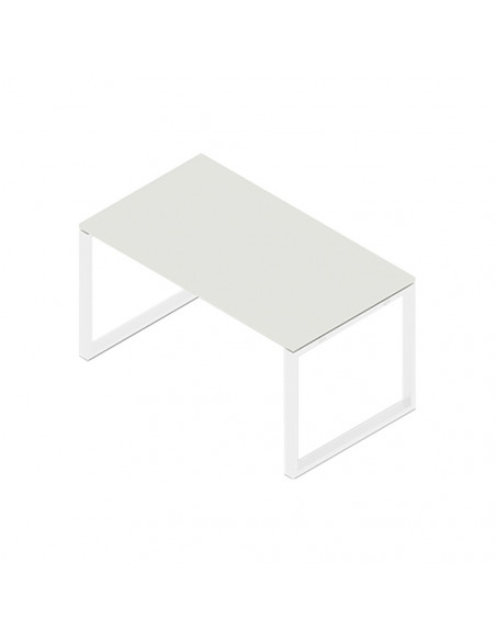 Secretária Metal Plano O 1400x800x750 Branco
