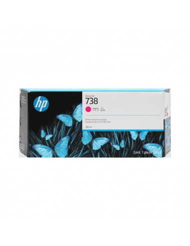 Tinteiro HP 738 Magenta 676M7A 300ml