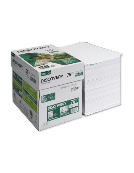Papel 075gr Fotocopia A4 Discovery 2500fls FAST PACK