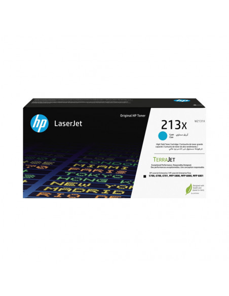Toner HP 213X Azul W2131X 6000 Pág.