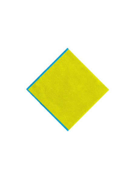 Pano Microfibra Terry 40x40cm 300g Amarelo Pack 5un