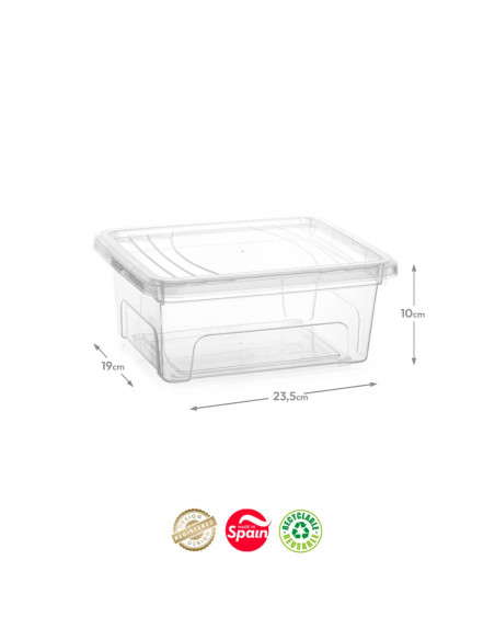 Caixa Plástico Easy 19x23,5x10cm 2,6L