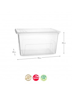 Caixa Plástico Easy 36x52x28cm 34L