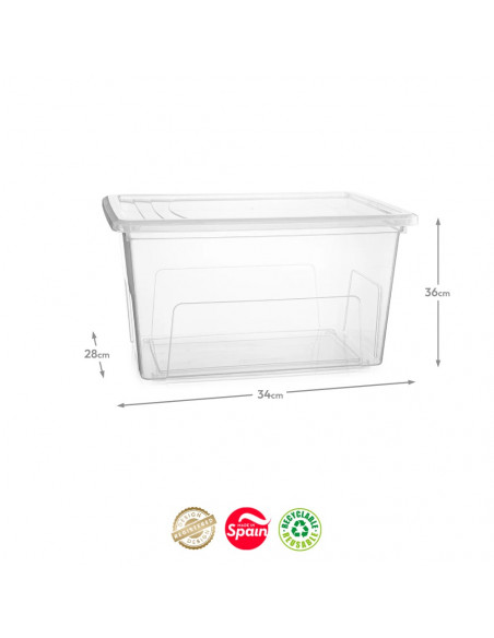 Caixa Plástico Easy 36x52x28cm 34L